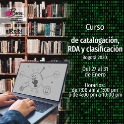 Curso de Catalogación, RDA y Clasificación.