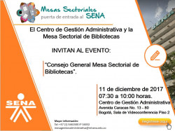 Consejo General Mesa Sectorial de Bibliotecas