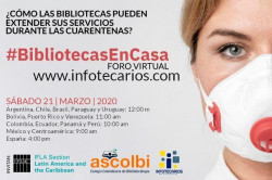 Foro virtual y lanzamiento de Bibliotecas En Casa